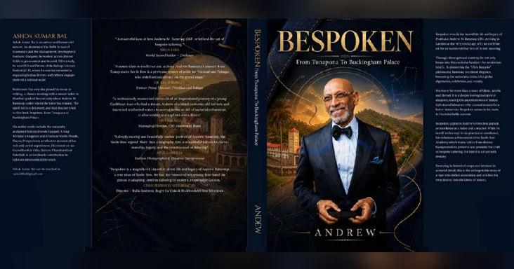Bespoke tailor Andrew Ramroop shares journey in new book