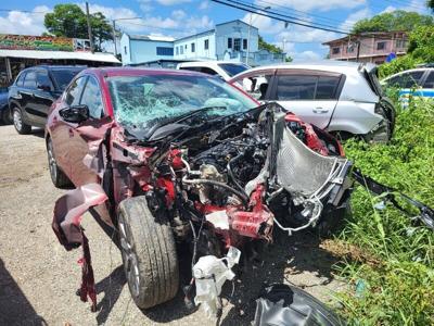 Doctor crashes on highway after falling asleep at wheel