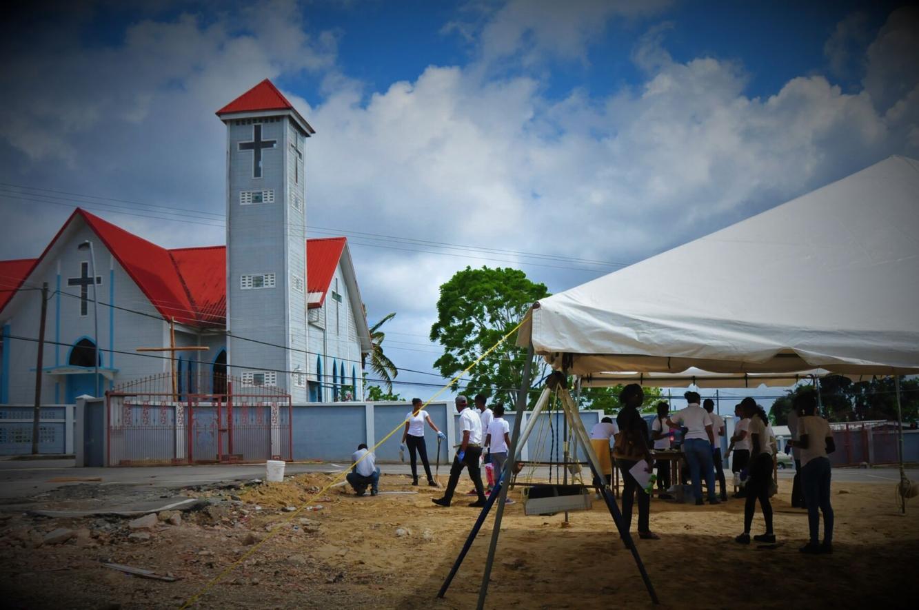 The Holy Cross Roman Catholic Church in Princes Town the site of a