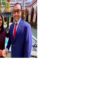 Young meets with Delcy in Venezuela