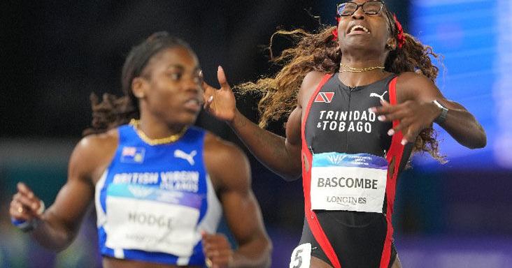Bascombe just misses T&T 200m record