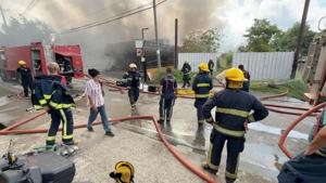 Fire ravages A&S Fyzool in Bonne Aventure