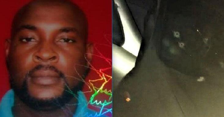 Two men shot dead by cop