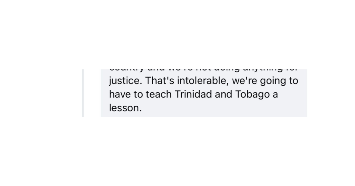 Pro-Venezuela Facebook users take aim at Trinidad