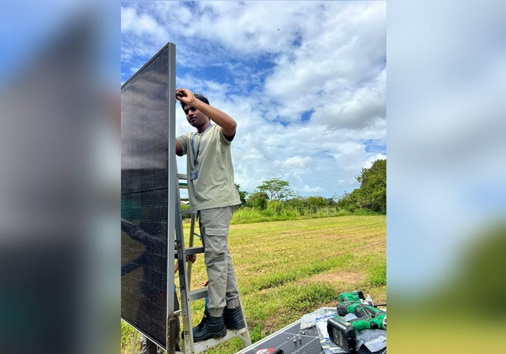 trinidadexpress.com - Vishanna Phagoo - Solar project lights path for T&T farmers