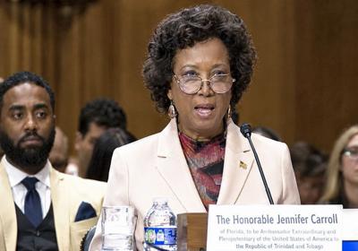 US ENVOY NOMINEE FLAGS T&T CRIME CRISIS