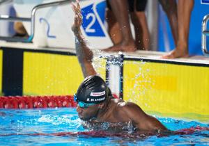 Nikoli Blackman shines with breakthrough swims in July