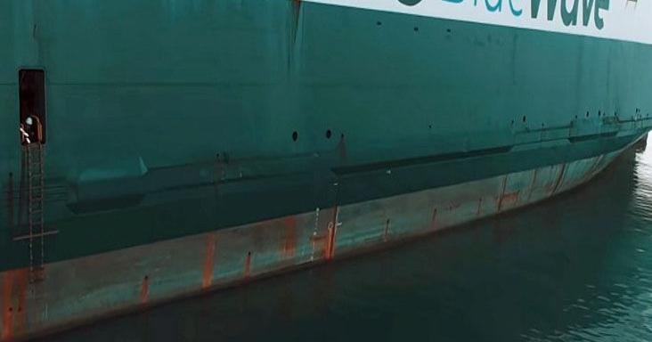 NEW FERRY DAMAGED