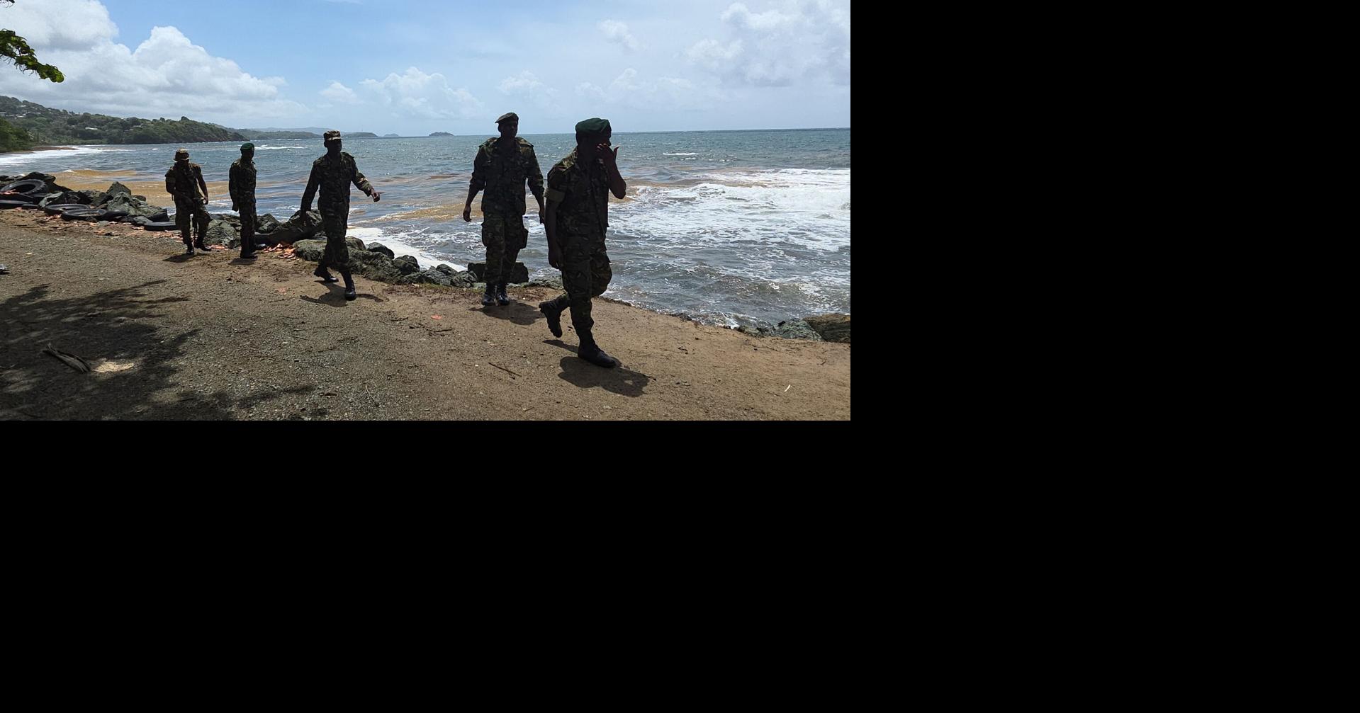 Cops, soldiers look on land for Angelo