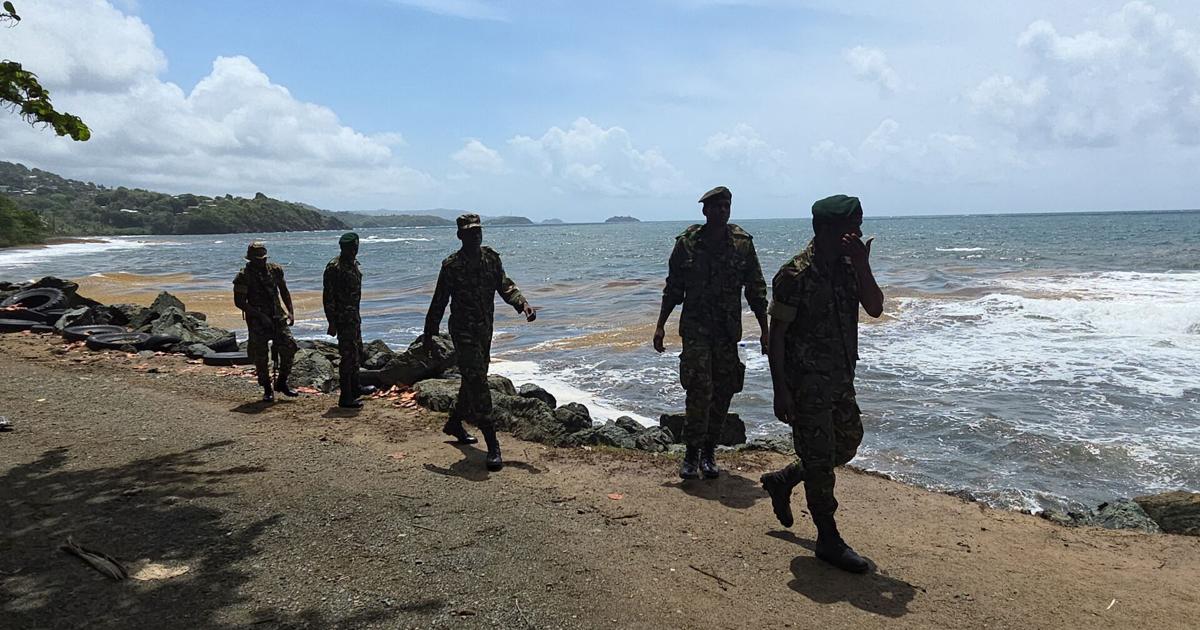 Cops, soldiers look on land for Angelo