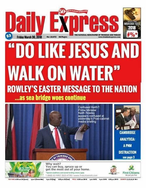 This Front Page Is Fake Daily express newspaper is one of the most widely circulated urdu newspapers. this front page is fake