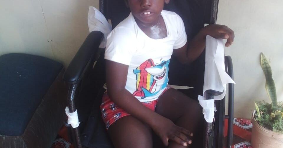 Six-year-old Jahmani gets new wheelchair - Vimarsana News