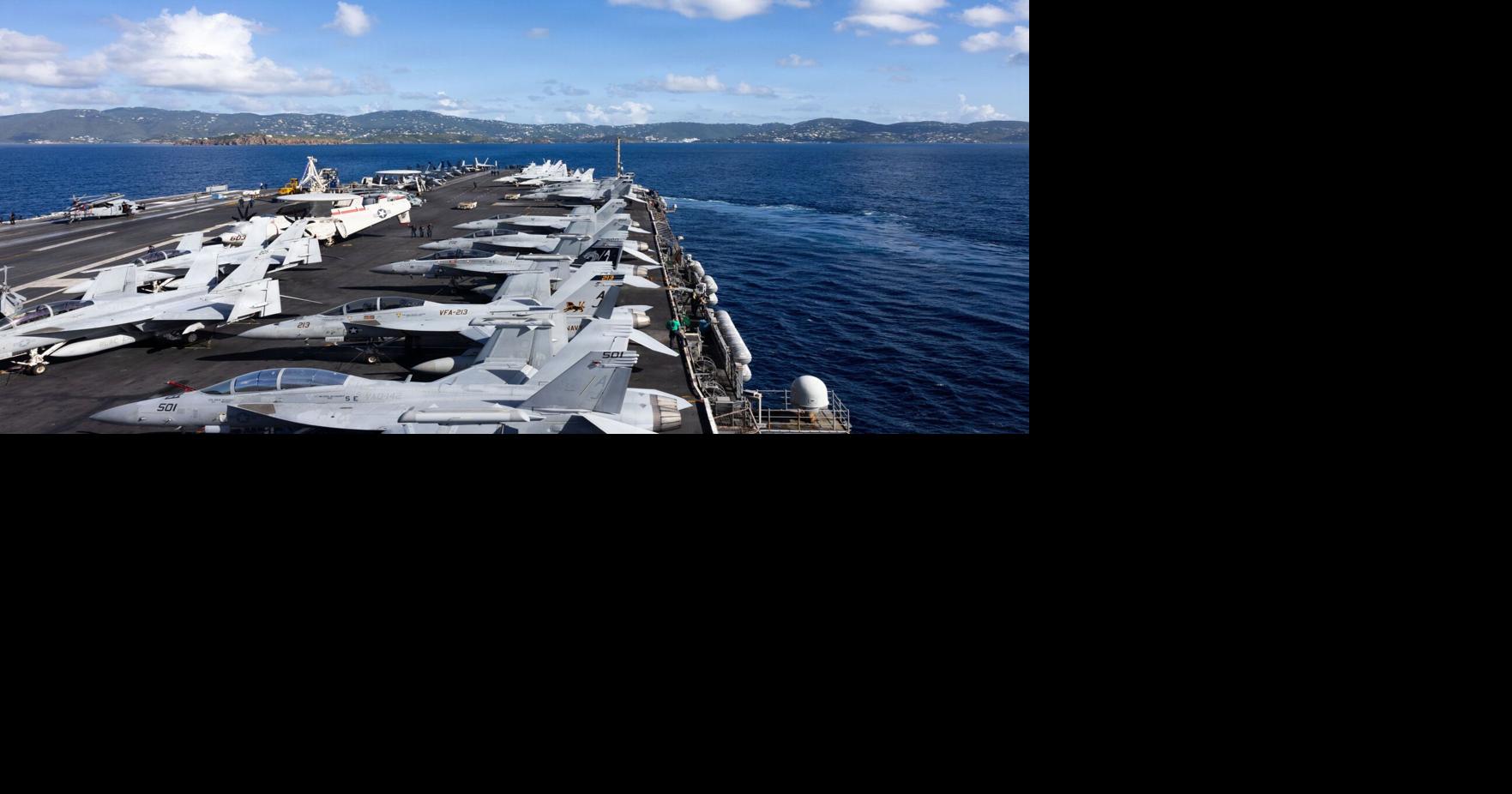 ‘Gerald R Ford’ makes USVI visit