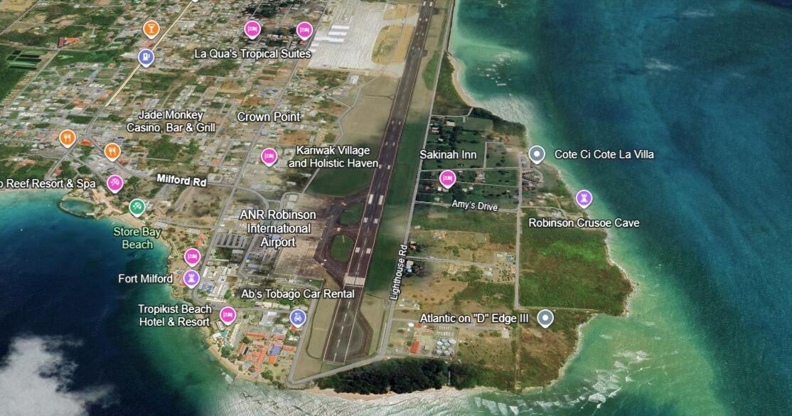 How did a drone fly near Tobago radar?