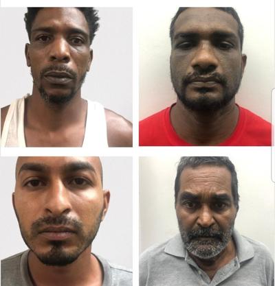 Four robbery accused