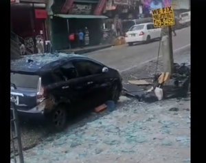 Explosion rocks High Street plaza in San Fernando