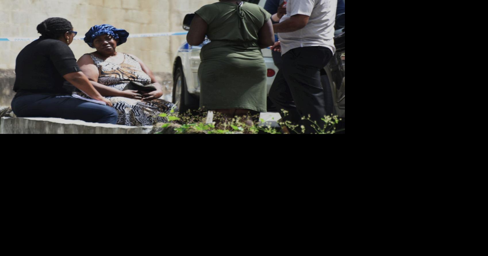 School lockdown after man slain