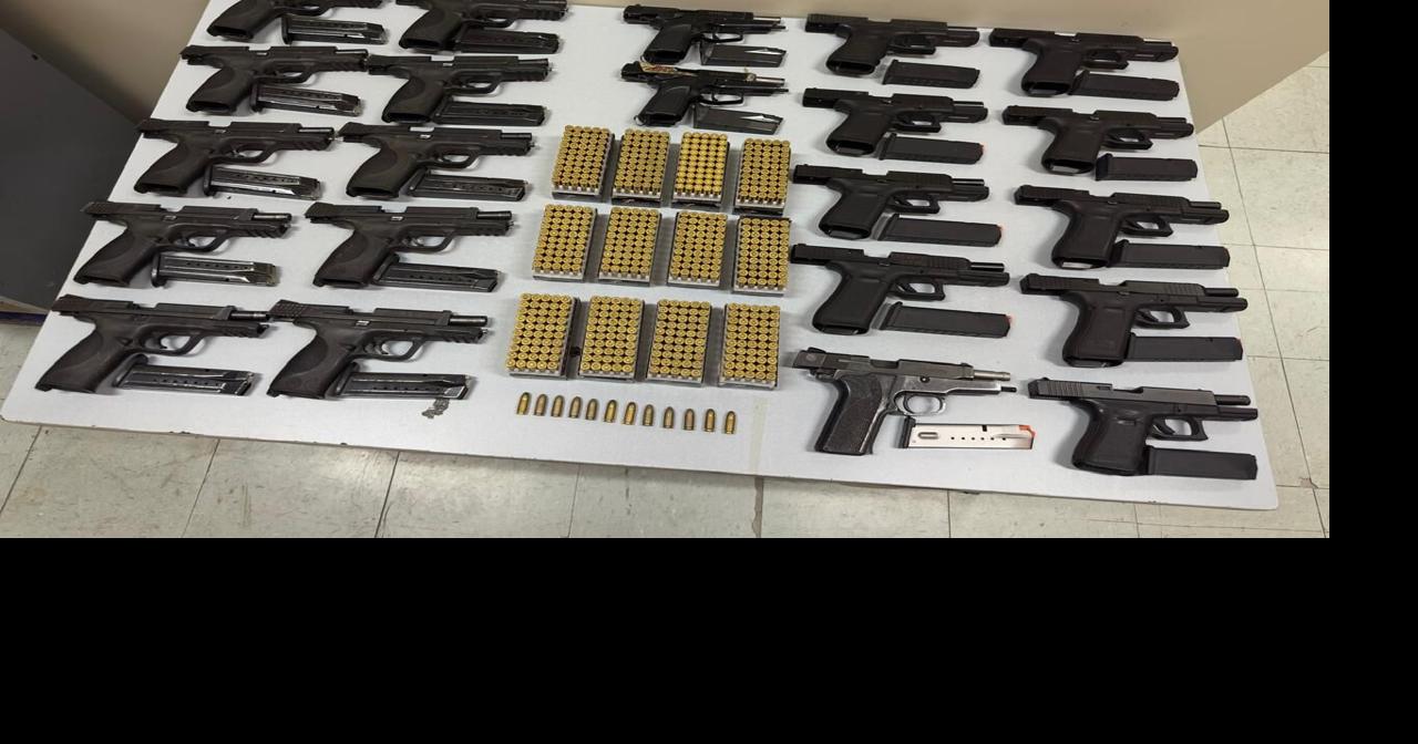 Six detained, 22 stolen guns recovered in San Fernando Police Station ...
