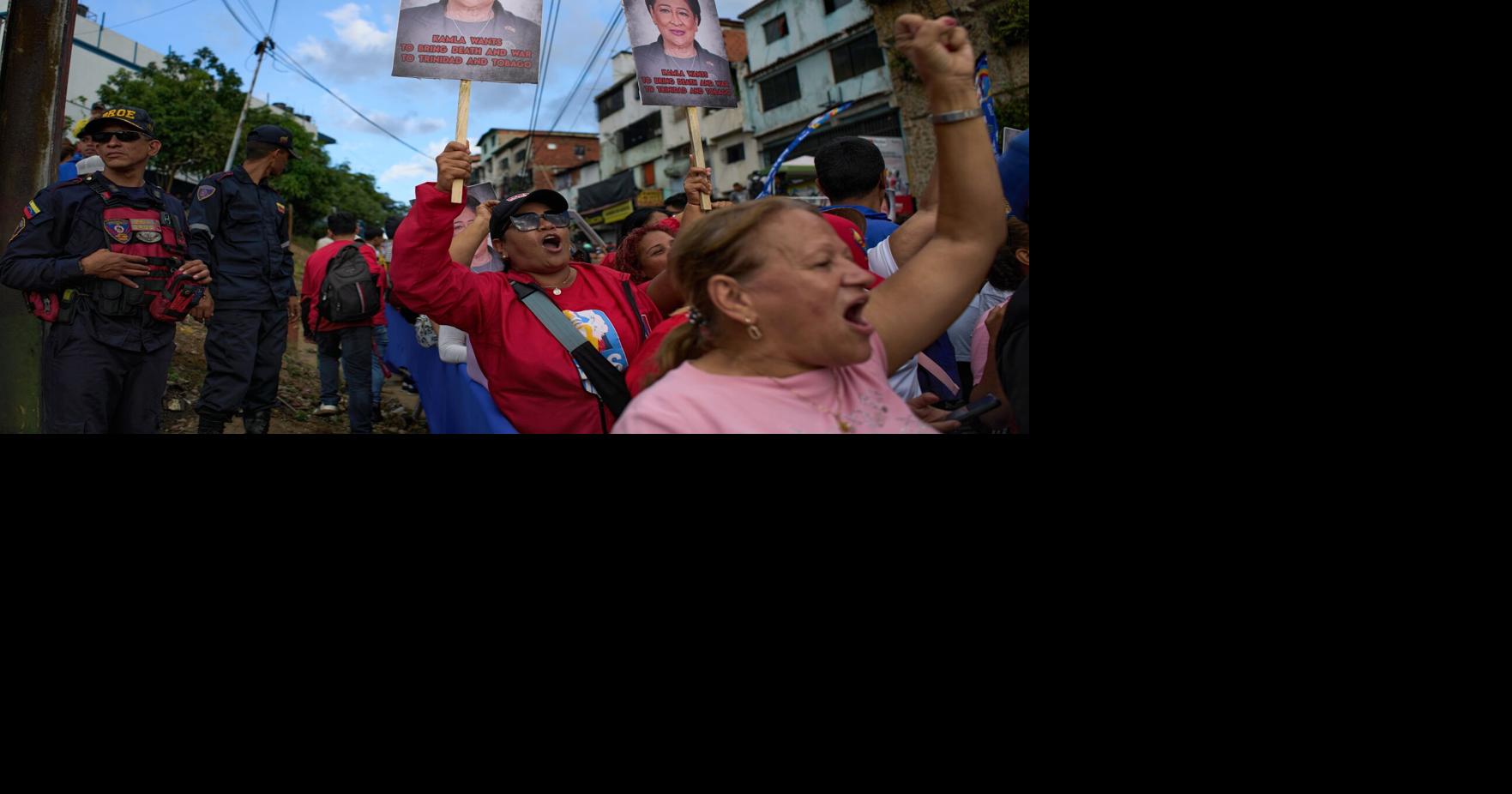 Venezuelans protest over Kamla’s US ties
