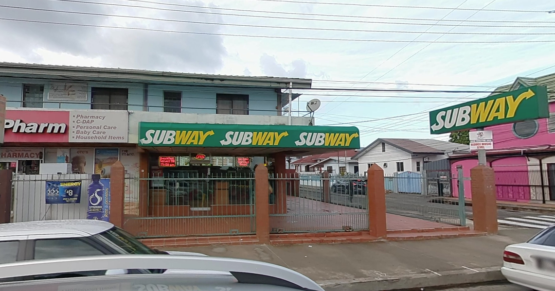 Armed robbery at Subway restaurant on Ariapita Avenue