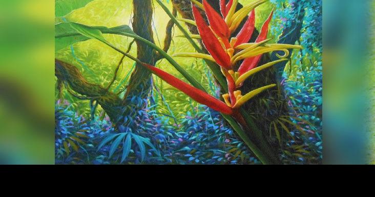 artista colombiana posa en Horizons |  de Funciones locales