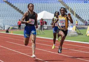Memphis Pioneers sprinter Michelle-Lee Ahye