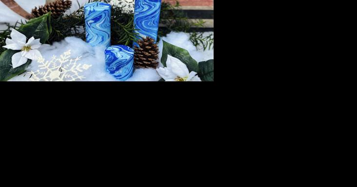 Give holiday candles that marbled look - Vimarsana News