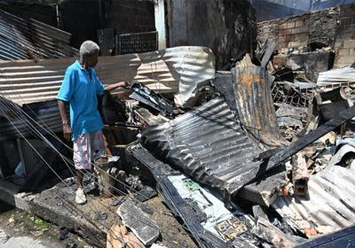 Livelihood up in flames