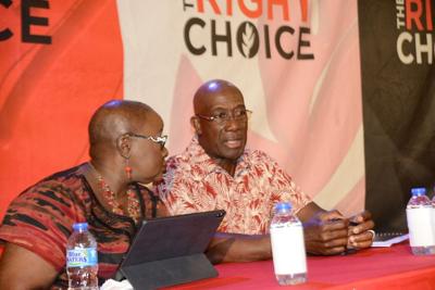 PNM rift? Robinson-Regis supports Rowley in anniversary row