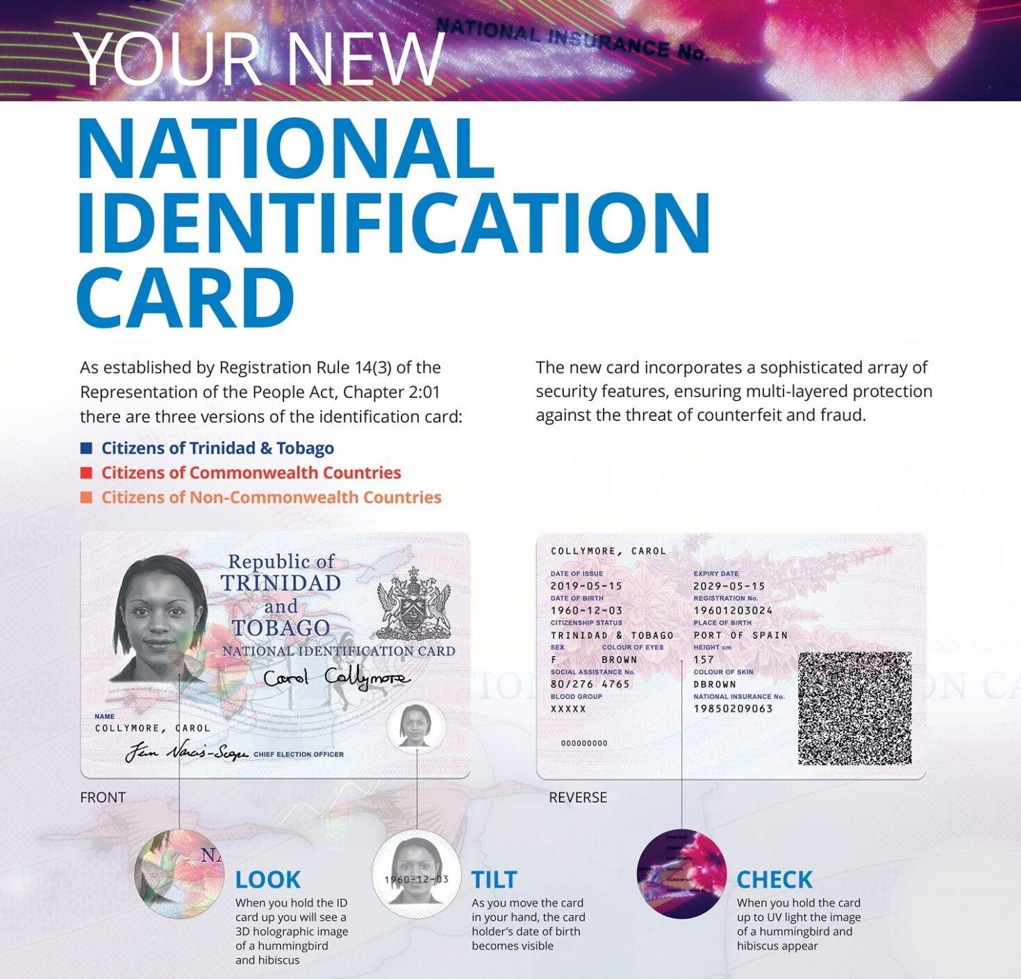 New National Identification Card launched News Extra