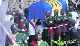 Contrasts In 'final Journey' Of Three Barbadian Pms 