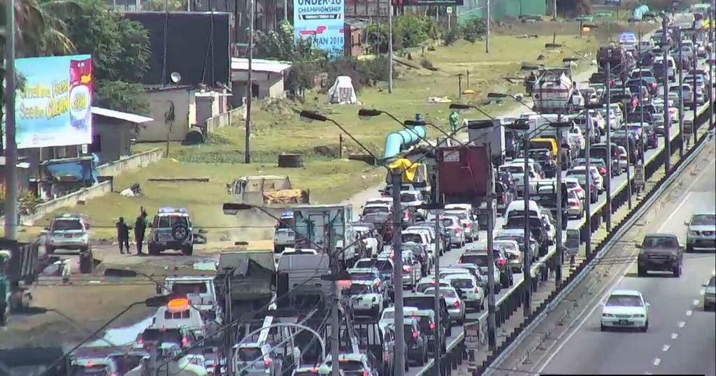 Traffic choking productivity across T&T