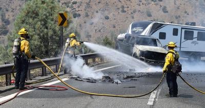 Vehicle fire backs up Oregon Mountain traffic | Local News ...