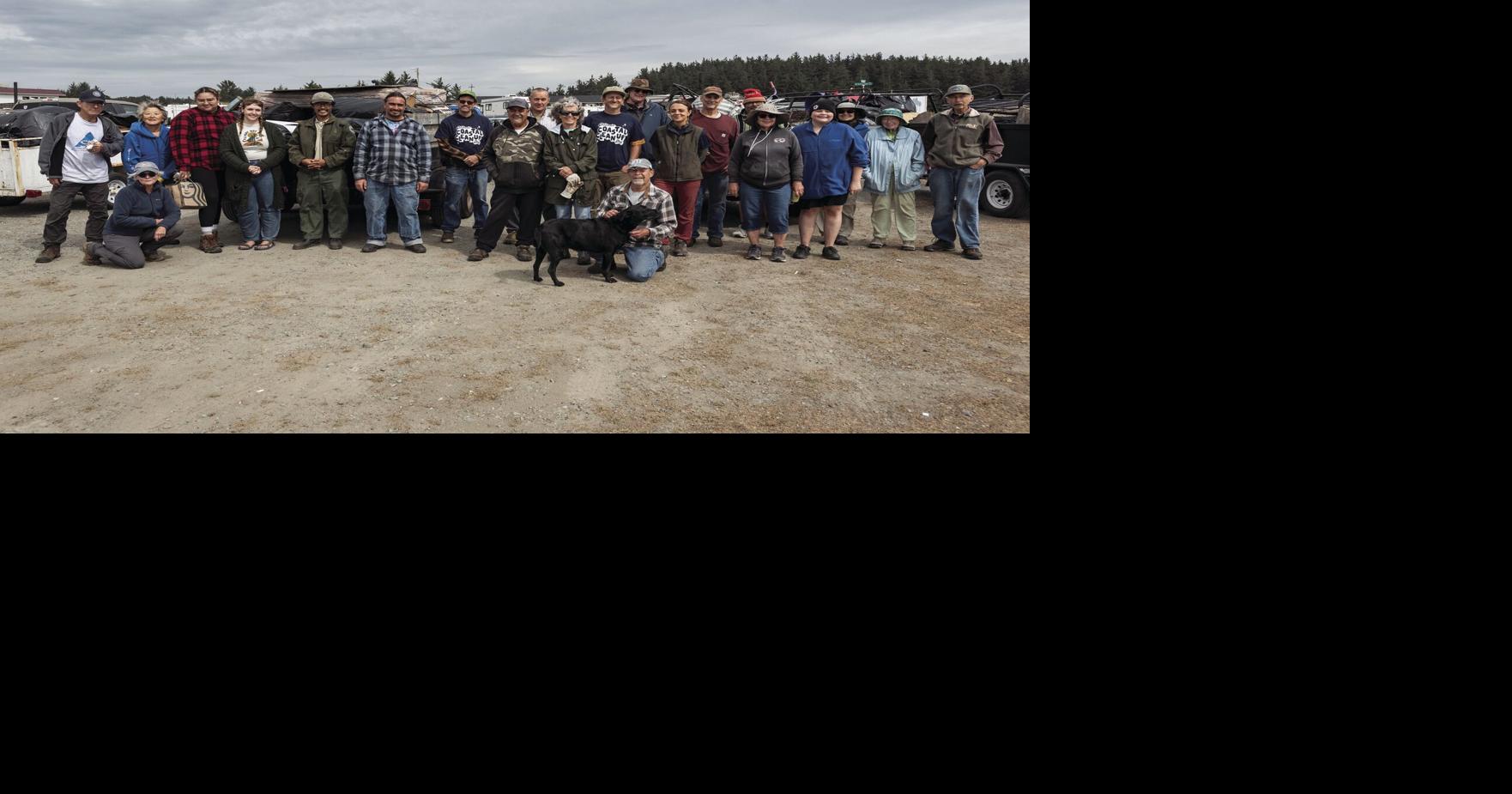 Volunteers help clean up around Crescent City News