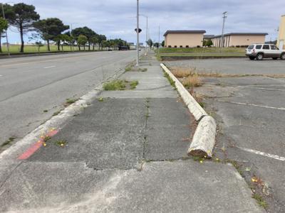 Crescent City sidewalk
