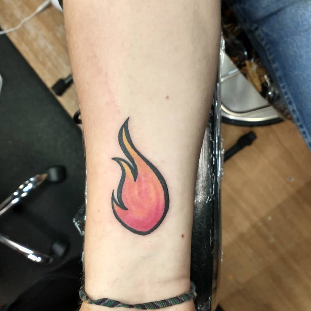 The fire rose is a symbol of survival for sexual assault victims, thank you  to my client for the trust with making this special tattoo, a... | Instagram