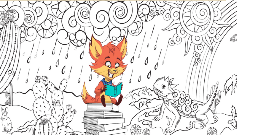 gruffalo fox coloring pages