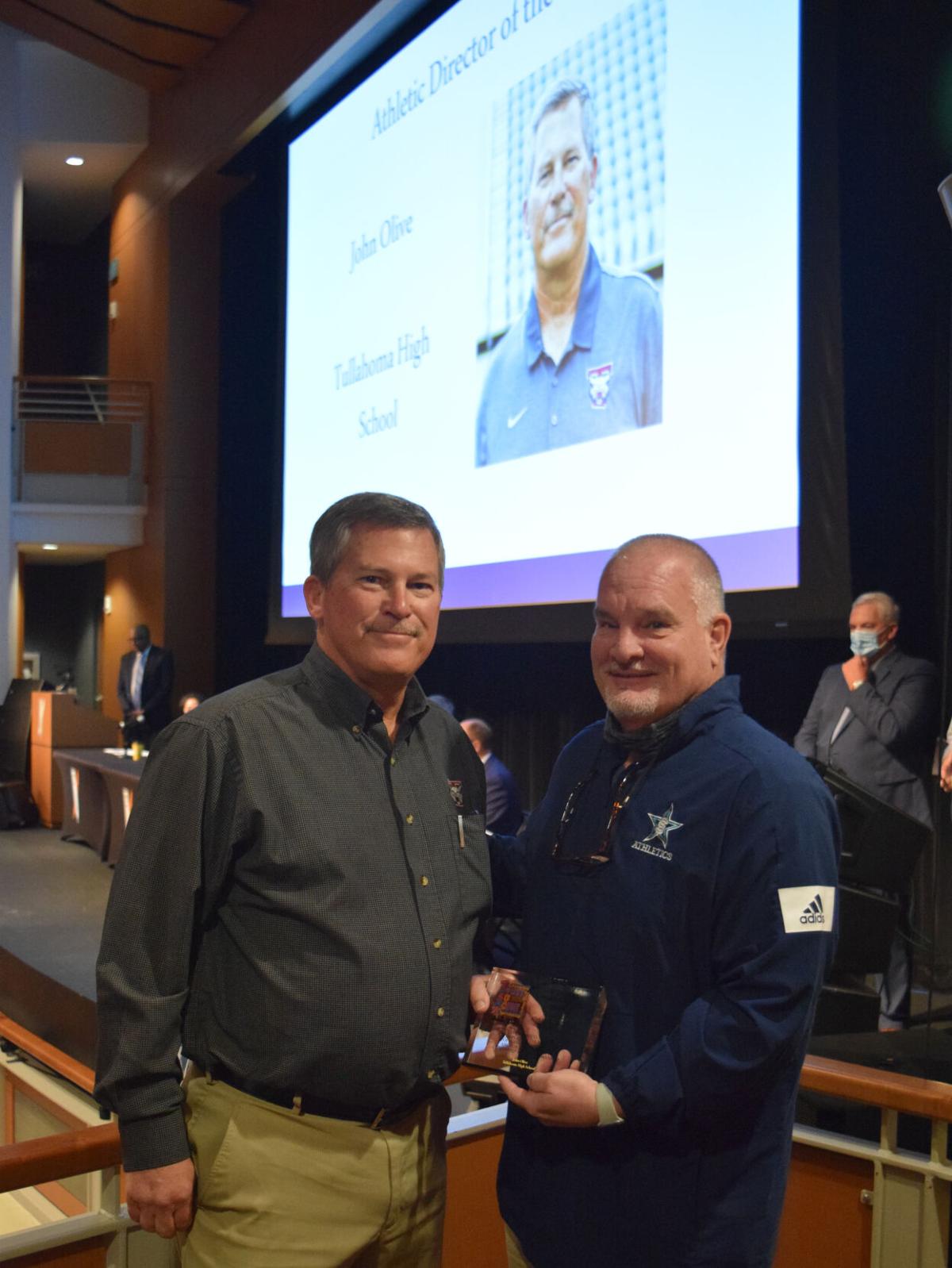 John Olive receives District 4 AD of Year Award