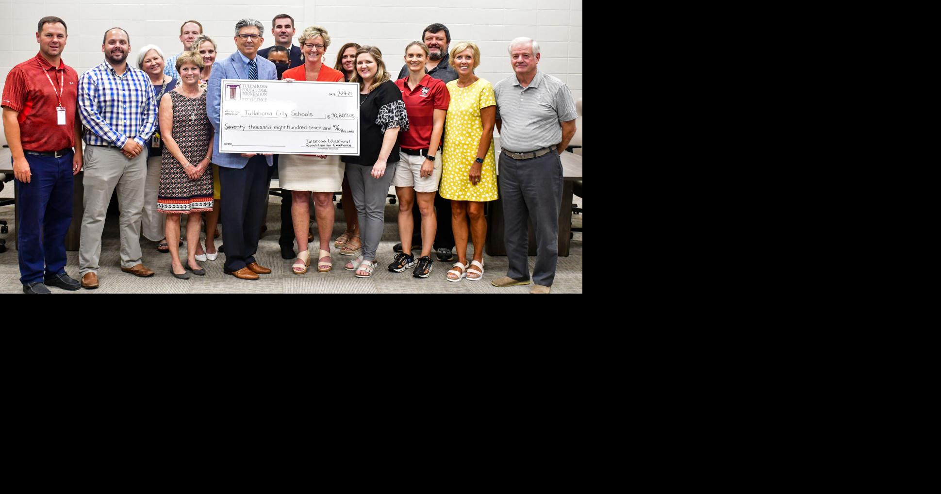 Tullahoma Education Foundation for Excellence awards 70K in grants