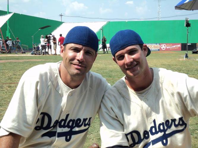 Alabama's Lucas Black gets back in uniform to play Pee Wee Reese in the  Jackie Robinson movie '42' 