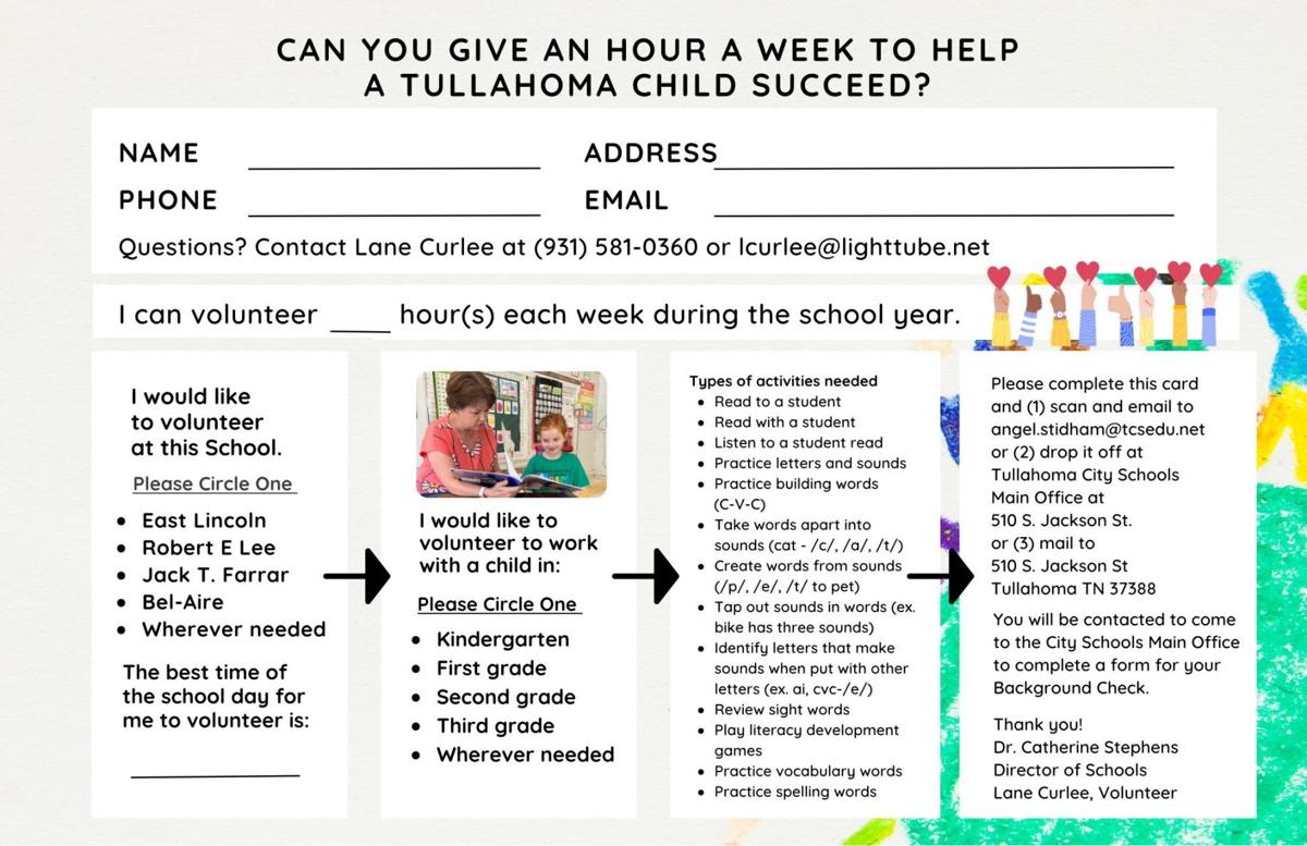 Reading Buddies still needing volunteers | Local News | tullahomanews.com