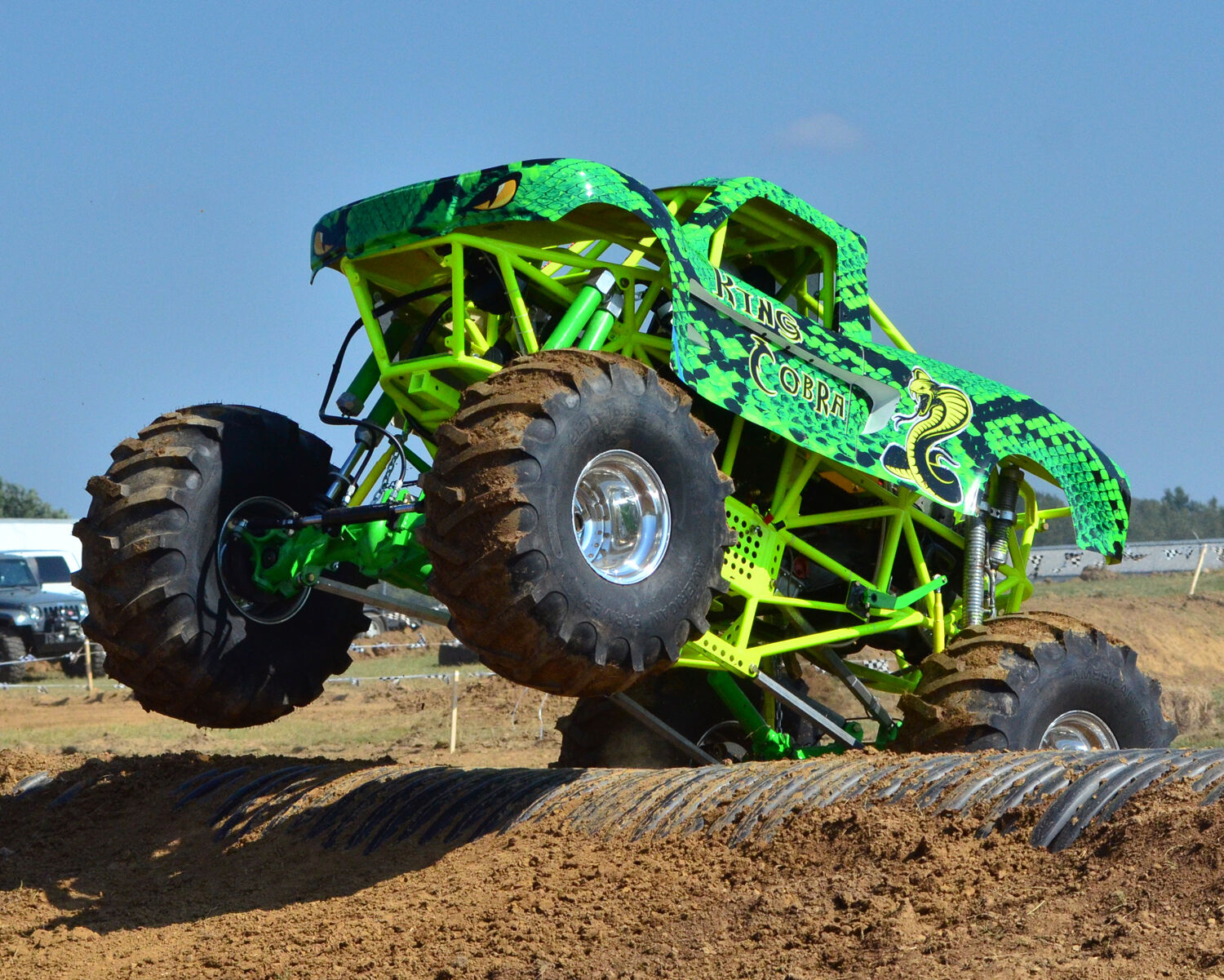 Factory Monster Truck event used fiberglass