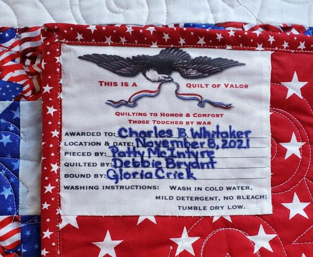 Normandy mayor conferred Quilt of Valor | Living ...
