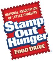 The Stamp Out Hunger Food Drive is Saturday, May 13