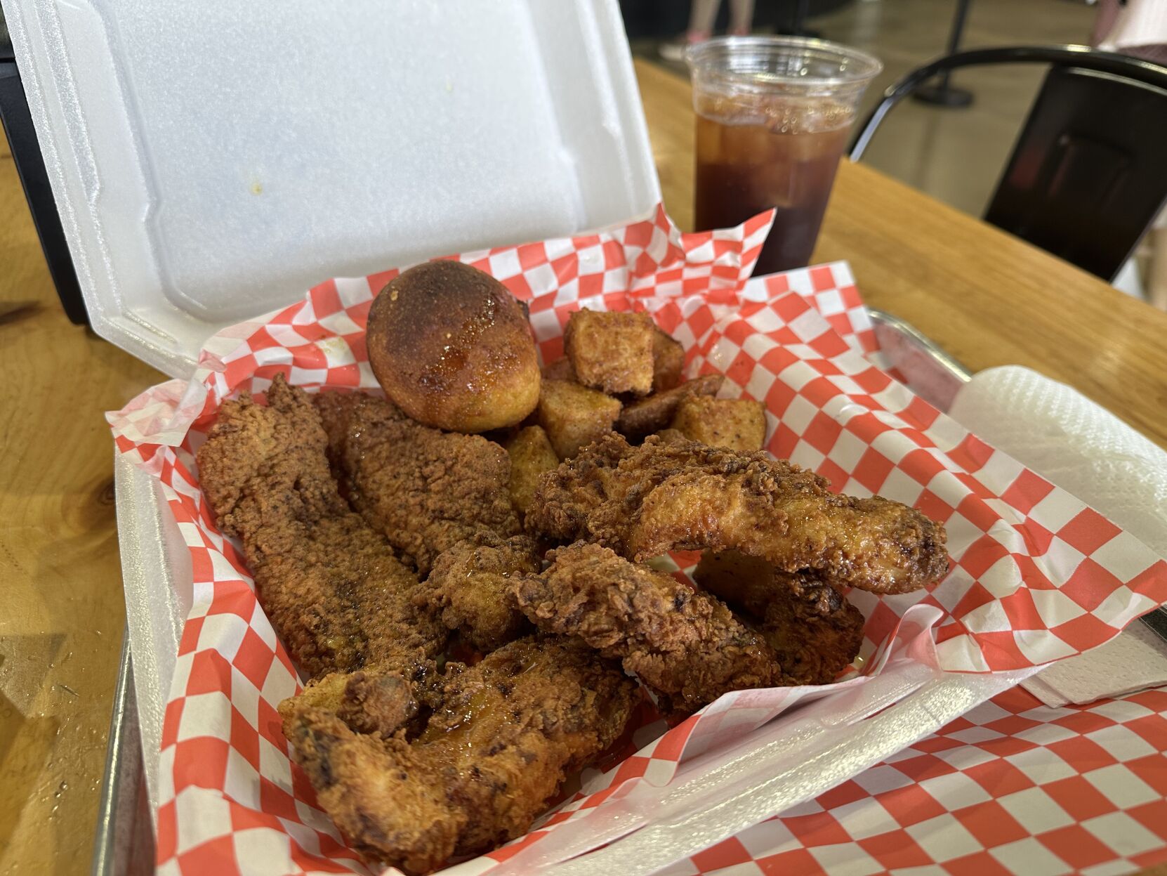 LeRoux's Kitchen serving delicious Cajun food inside Mother Road