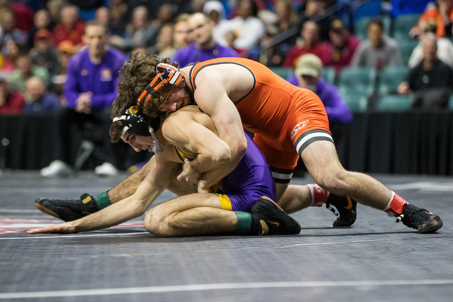 Grappling for glory BOK Center hosts Big 12, NCAA Wrestling Championships this month City Desk tulsapeople
