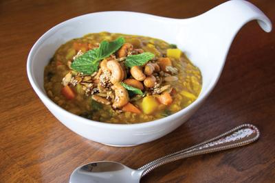 Curried Red Lentil soup