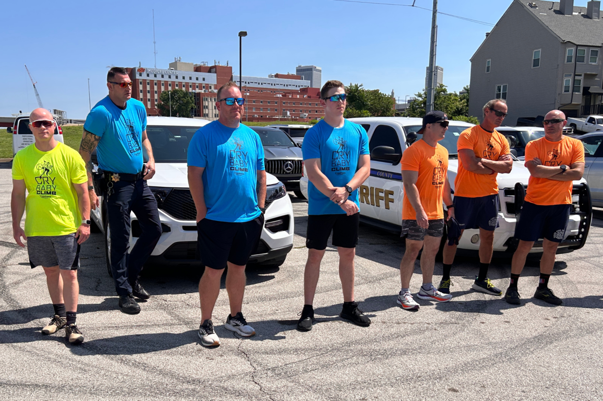 Scenes from the Saint Francis Tulsa Tough 2025 Cry Baby Climb relay at