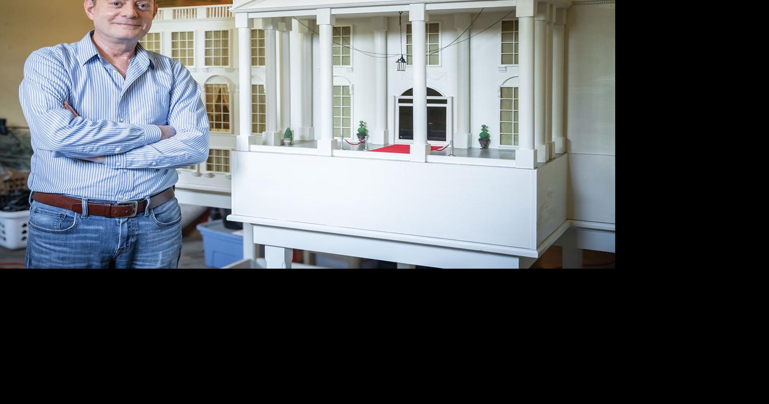 Fit for a president: Man turns love of drawing and architecture into a White House model