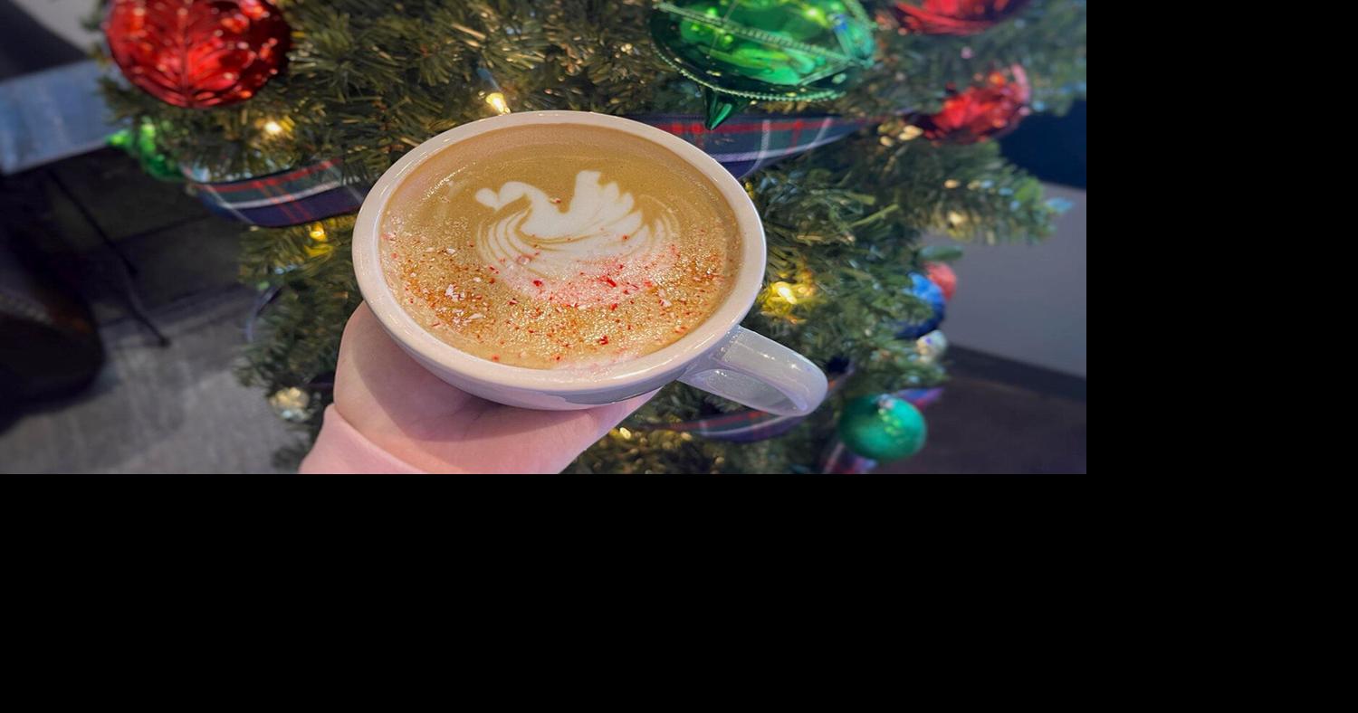 Christmas coffee date Bixby's Copper Key Coffeehouse a perfect setting